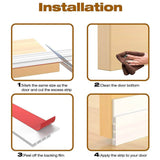 Door Draft Stopper Under Door Seal(2" W x 39" L)