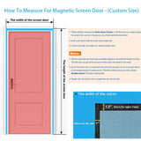 Magnetic Garage Screen Door Custom Size