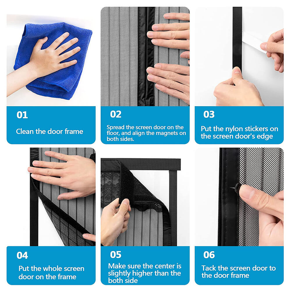 Magnetic Screen Door, Width Range 26" - 38"