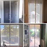 White Magnetic Screen Door