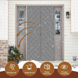 Thermal Insulated Door Curtain Brown