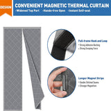 Magic Thermal Insulated Door Curtain