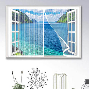 Magic Screen Door | Magic Mesh Screen Door | Magic Mesh Garage ...