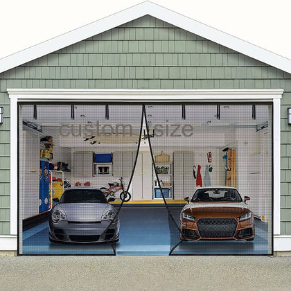 Magnetic Garage Screen Door Custom Size