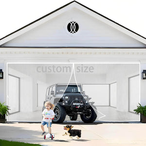 Magnetic Garage Screen Door Custom Size