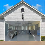 Garage Screen Door Magnetic White  Custom Size
