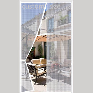 Magic Screen Door Middle Opening Custom Size