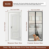 Transparent Magnetic Insulated Door Curtain Custom Size