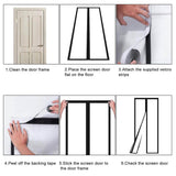 Transparent Magnetic Insulated Door Curtain Custom Size