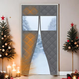 Thermal Insulated Door Curtain - With Windows