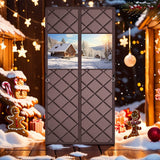 Thermal Insulated Door Curtain - With Windows