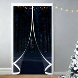 Transparent Magnetic Insulated Door Curtain Custom Size