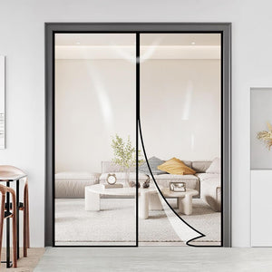Transparent Magnetic Insulated Door Curtain Custom Size