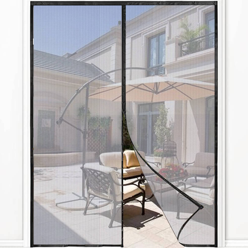 Custom Magic Screen Door | Magic Mesh Custom Sizes | Mesh Installation ...