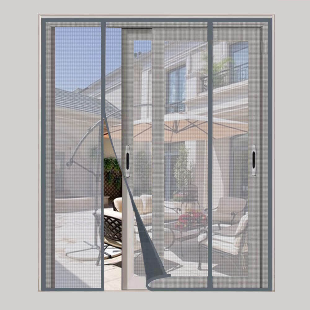 Custom Magic Screen Door | Magic Mesh Custom Sizes | Mesh Installation ...